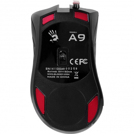 Мышь A4Tech Bloody A90 Blazing Black USB - фото 3
