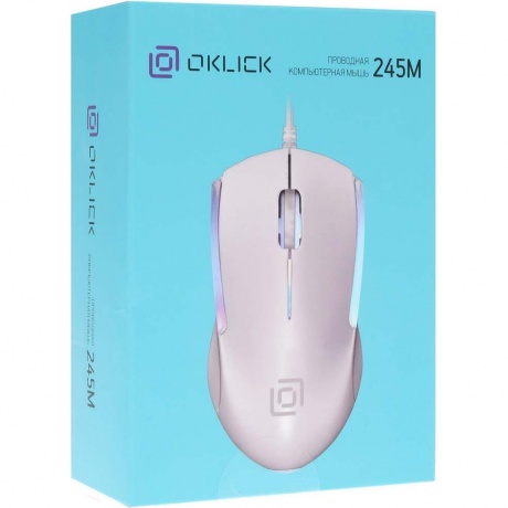 Мышь Oklick 245M White USB - фото 6