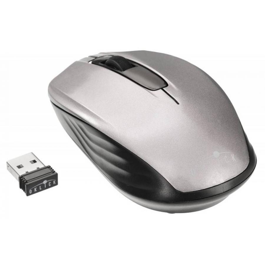 цена Мышь Oklick 475MW Black-Grey USB
