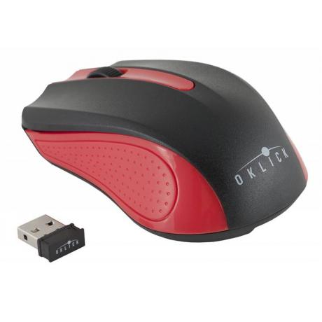 Мышь Oklick 485MW Black-Red USB - фото 1
