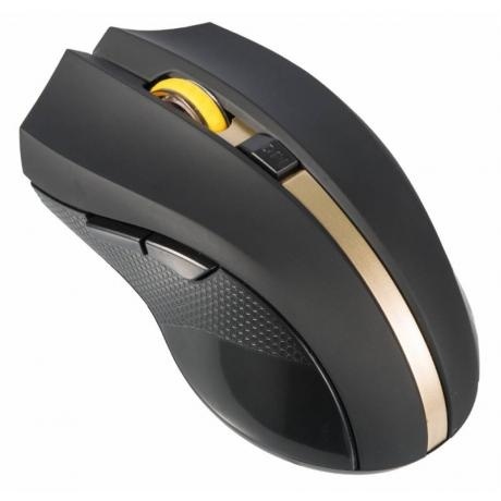 Мышь Oklick 495MW Black-Gold USB - фото 5