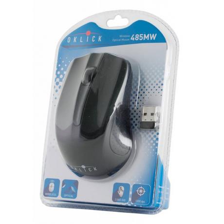 Мышь Oklick 485MW Black USB - фото 5