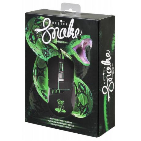 Мышь Oklick 865G Snake Black USB - фото 8