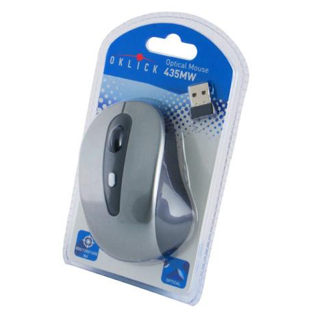 Мышь Oklick 435MW Black-Grey USB - фото 5