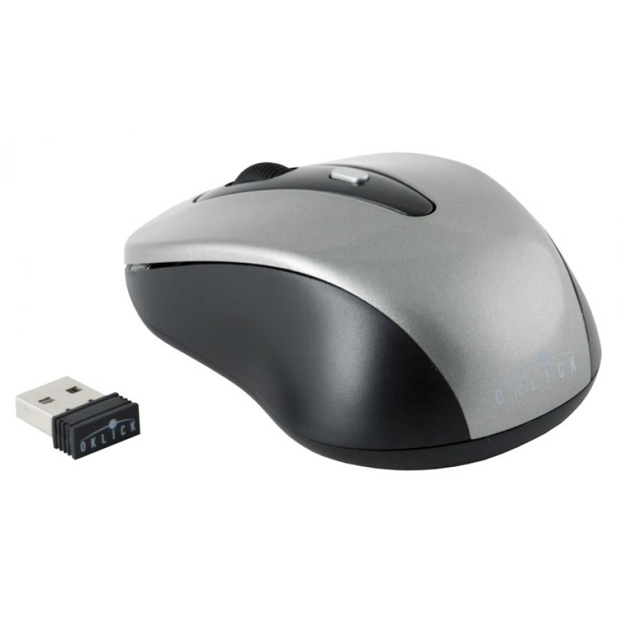 цена Мышь Oklick 435MW Black-Grey USB