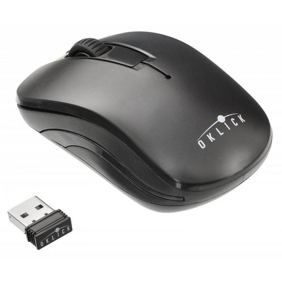 Мышь Oklick 445MW Black USB набор клавиатура мышь oklick 250m клав черный мышь черный usb беспроводная slim