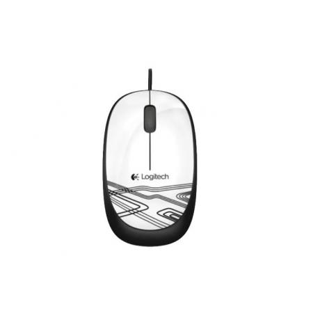 Мышь Logitech Mouse M105 White USB - фото 3