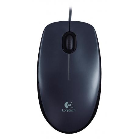 Мышь Logitech Mouse M90 Black USB - фото 2