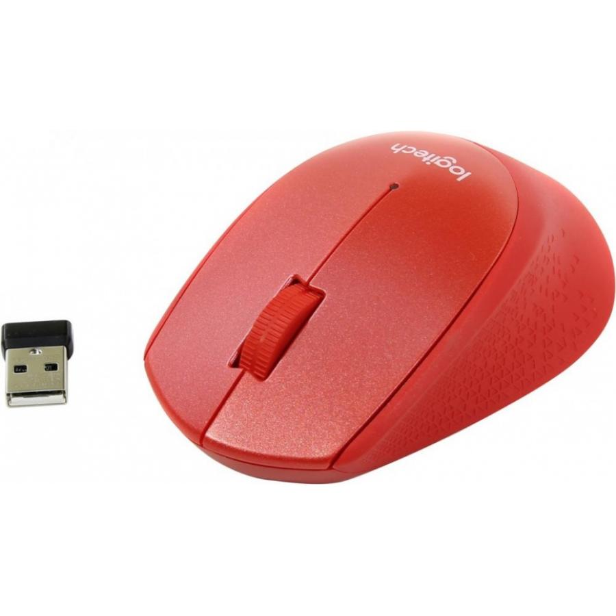 цена Мышь Logitech M330 SILENT PLUS Red USB
