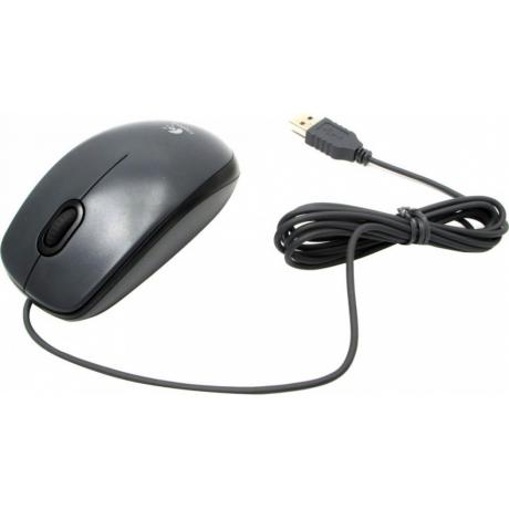 Мышь Logitech M100 Black USB - фото 1