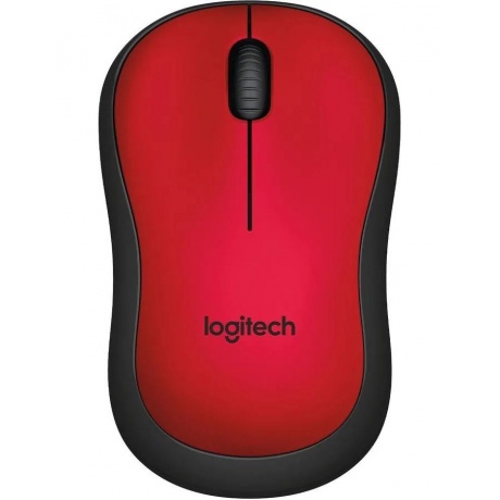 Мышь Logitech Silent Wireless Mouse M220 Red - фото 1