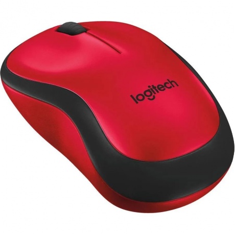 Мышь Logitech Silent Wireless Mouse M220 Red - фото 2