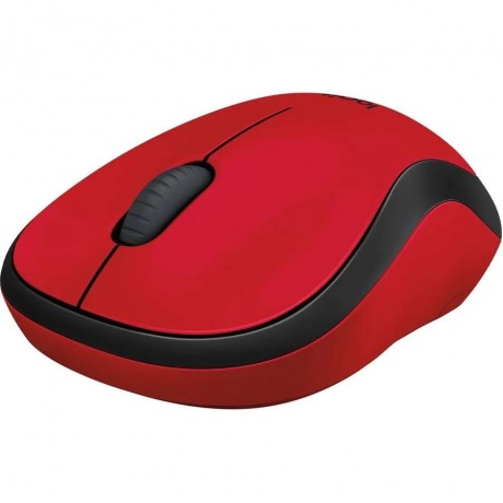 Мышь Logitech Silent Wireless Mouse M220 Red - фото 3