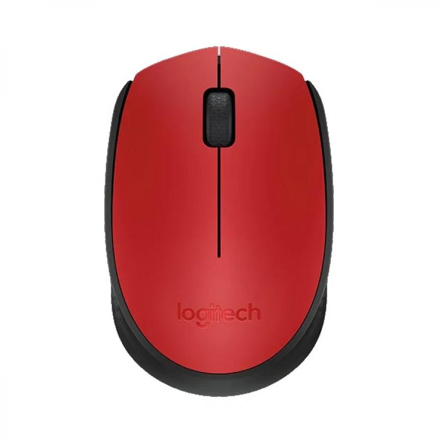 Мышь Logitech Wireless Mouse M171 Red-Black цена и фото