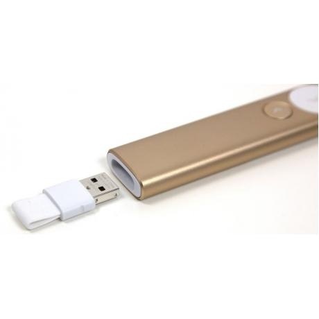 Презентер Logitech Spotlight Radio USB (30м) золотистый - фото 3