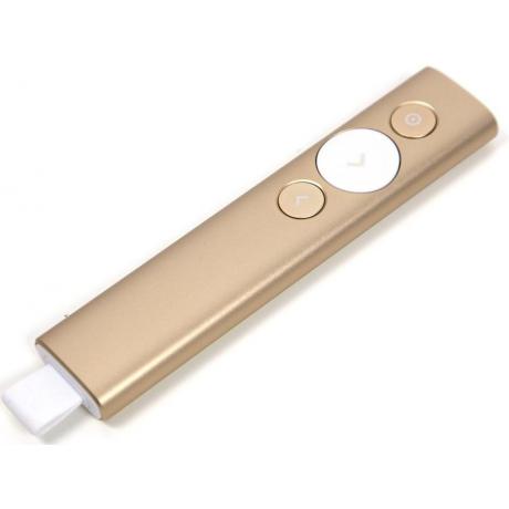 Презентер Logitech Spotlight Radio USB (30м) золотистый - фото 1