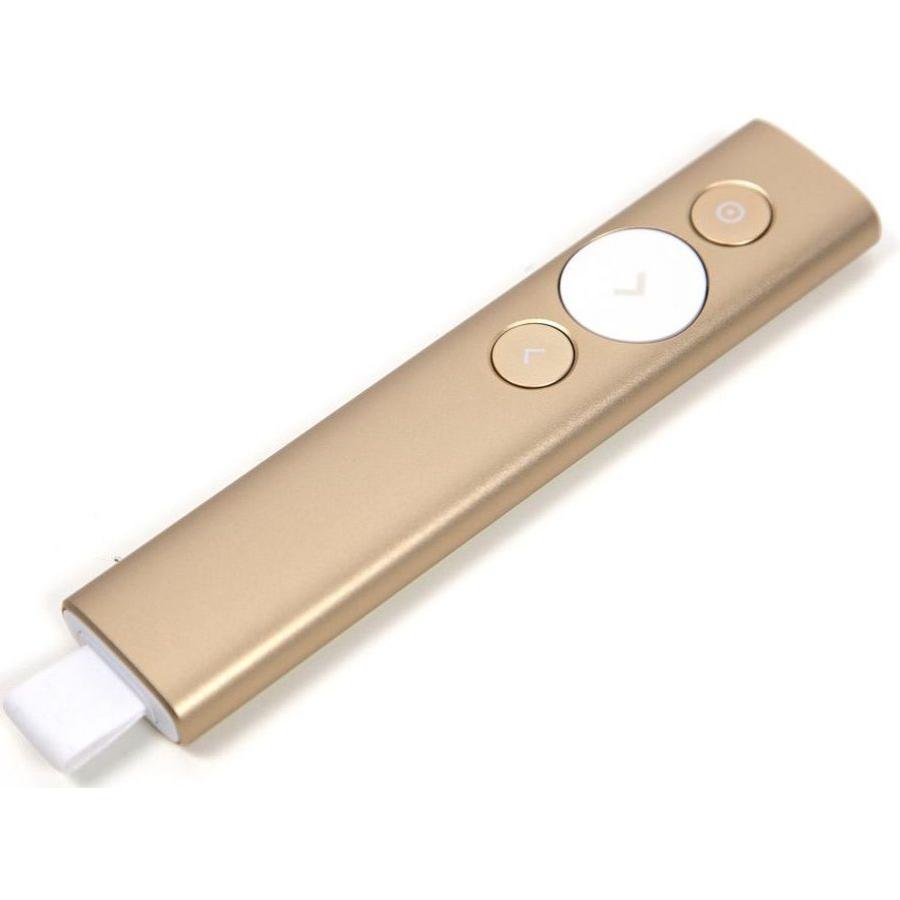 Презентер Logitech Spotlight Radio USB (30м) золотистый