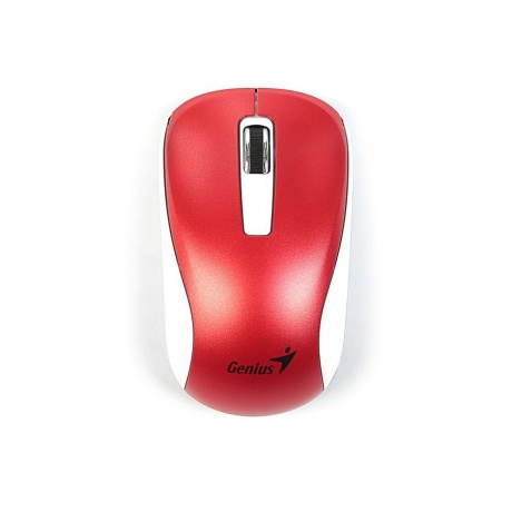 Мышь Genius NX-7010 белый+красный металлик - фото 1