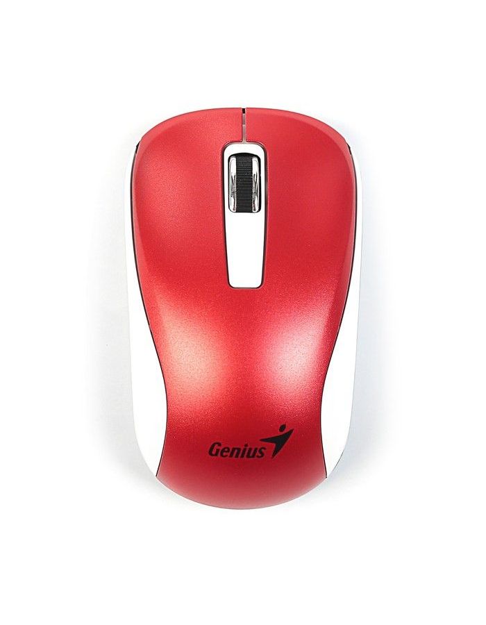 цена Мышь Genius NX-7010 белый+красный металлик