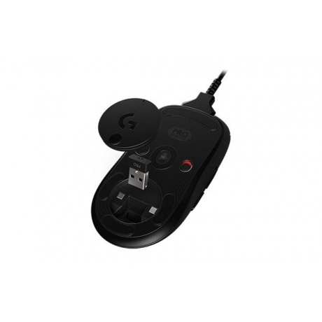 Мышь игровая беспроводная Logitech G PRO (910-005272) черный - фото 5