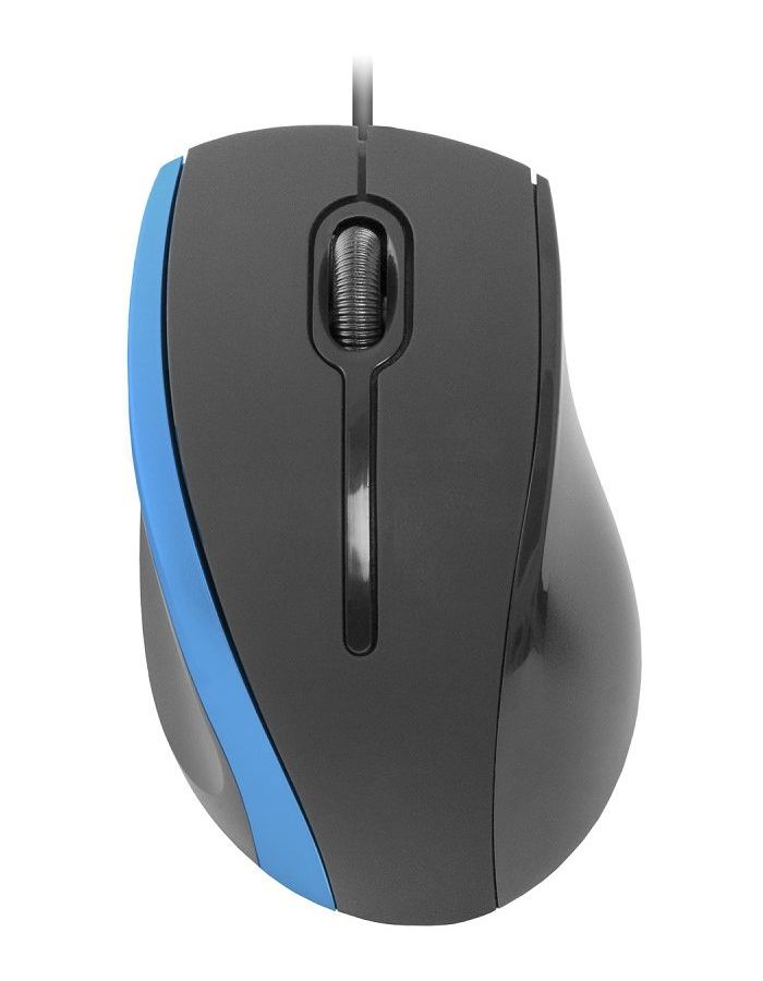 Мышь Defender MM-340 черный+синий