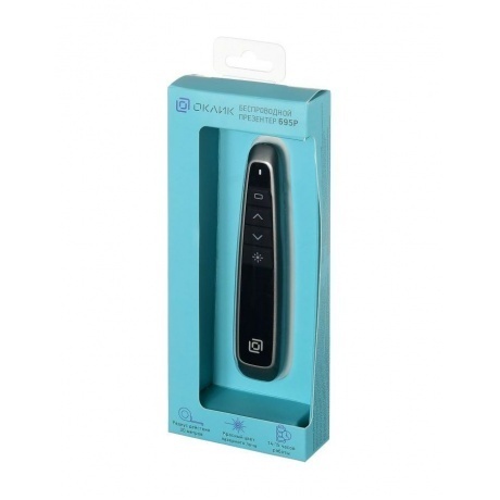 Презентер Oklick 695P Radio USB (30м) черный - фото 9