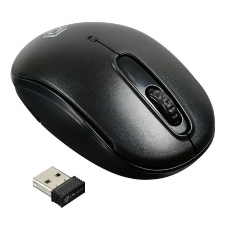 Мышь Oklick 505MW черный - фото 2