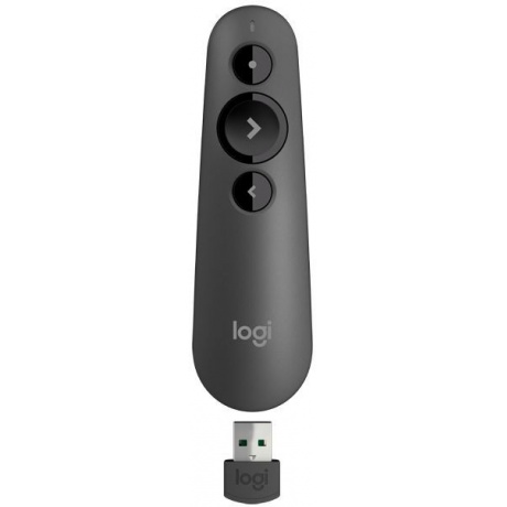 Презентер Logitech R500 Laser BT/Radio USB (20м) черный - фото 4