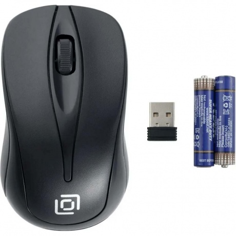 Мышь Oklick 675MW черный - фото 3