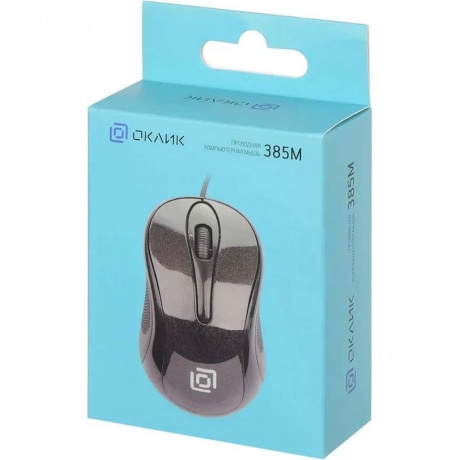 Мышь Oklick 385M черный - фото 13