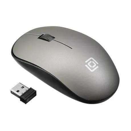 Мышь Oklick 515MW черный/серый