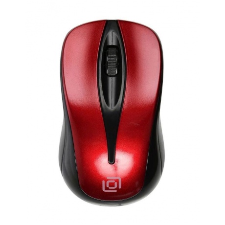 Мышь Oklick 675MW черный/красный - фото 3