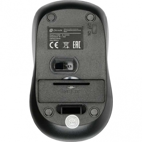 Мышь Oklick 675MW черный/красный - фото 4