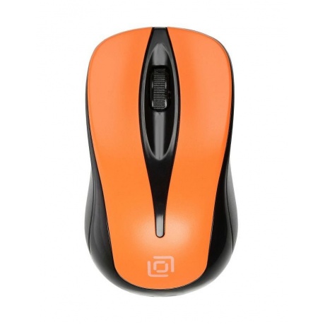 Мышь Oklick 675MW черный/оранжевый - фото 3