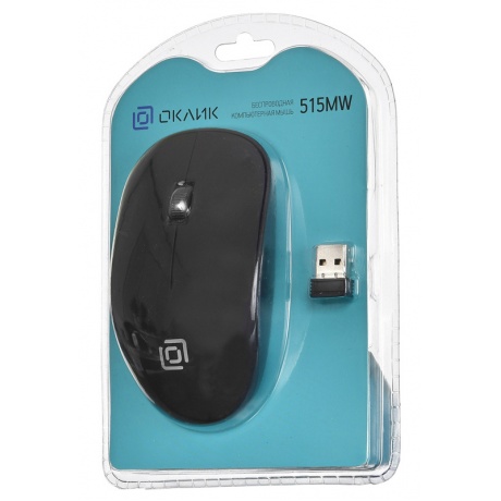 Мышь Oklick 515MW USB черный - фото 7