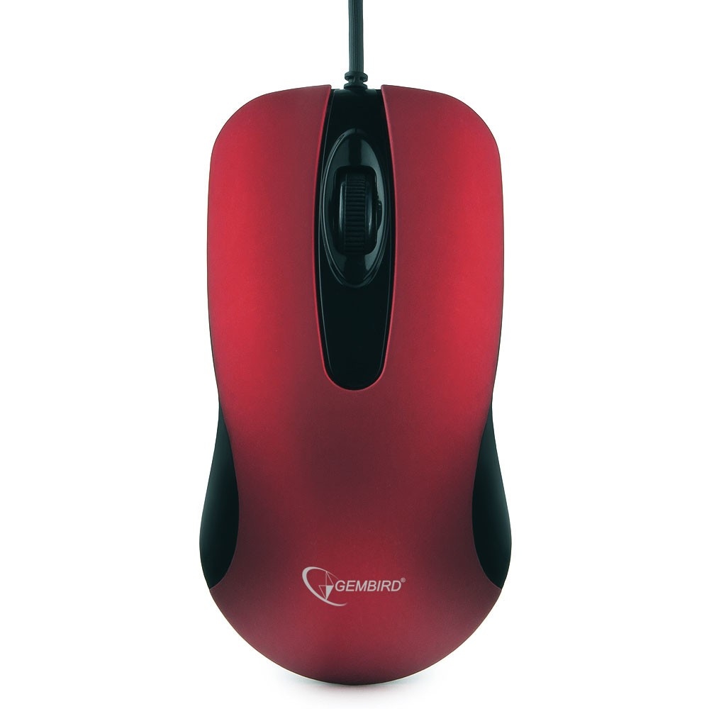 Мышь Gembird MOP-400-R red гарнитура проводная полноразмерная gm