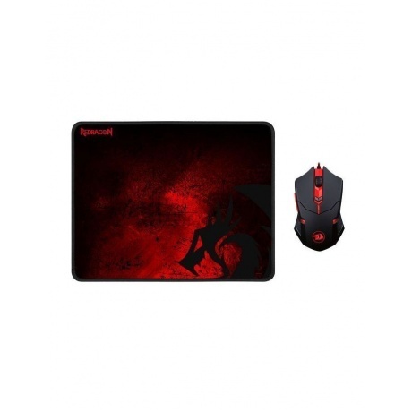 Набор мышь+коврик Redragon M601BA