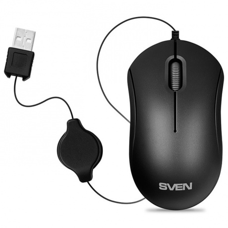 Мышь Sven RX-60 USB черный - фото 2