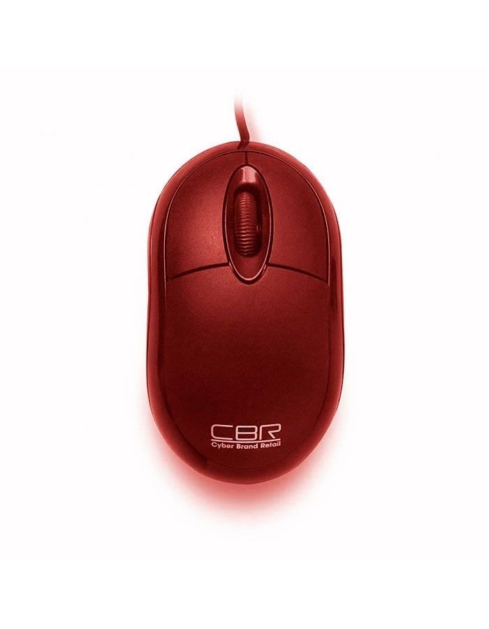 Мышь CBR CM 102 Red мышь cbr cm 105 black оптика 1200dpi офисн провод 1 8м usb
