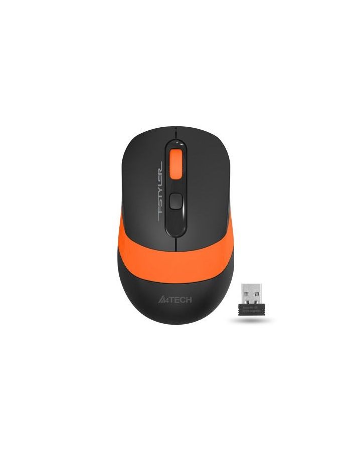 Мышь A4Tech Fstyler FG10 Black/Orange мышь беспроводная a4tech fstyler fg10 black orange