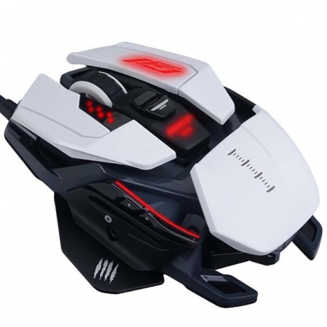 Игровая мышь Mad Catz R.A.T. PRO S3 белая (PMW3330, Omron, USB, 8 кнопок, 16000 dpi, RGB подсветка) - фото 2