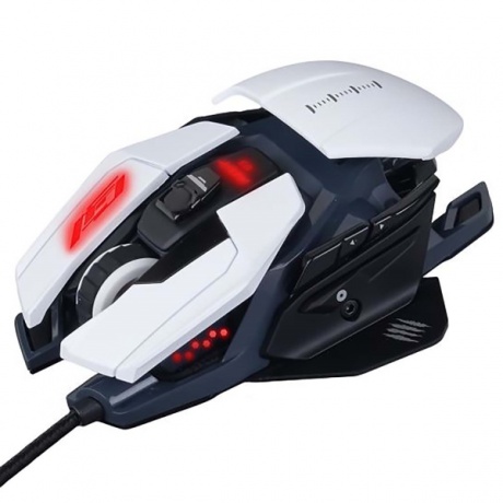 Игровая мышь Mad Catz R.A.T. PRO S3 белая (PMW3330, Omron, USB, 8 кнопок, 16000 dpi, RGB подсветка) - фото 4