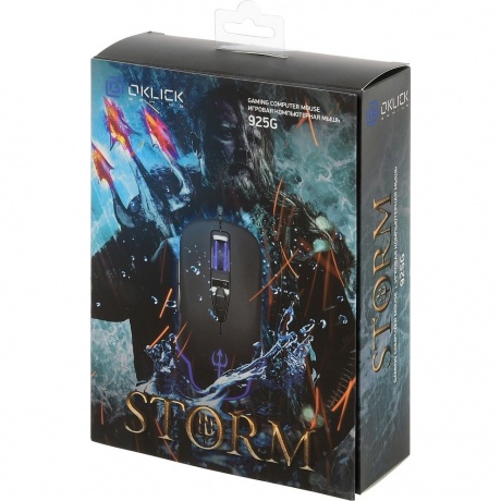 Мышь Oklick 925G STORM черный - фото 8