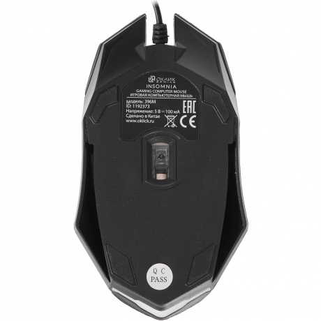 Мышь Oklick 396M INSOMNIA черный - фото 7