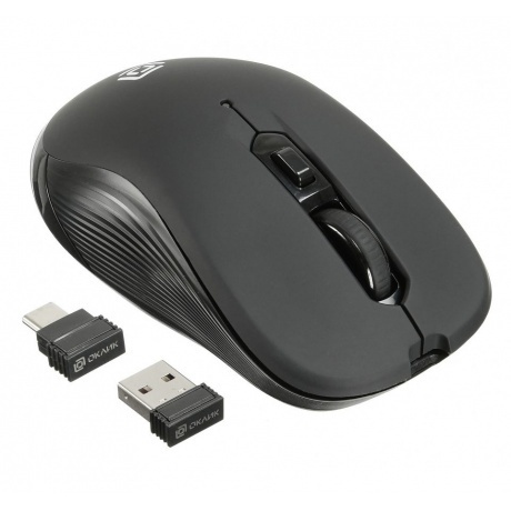 Мышь Oklick 610MWC черный - фото 2