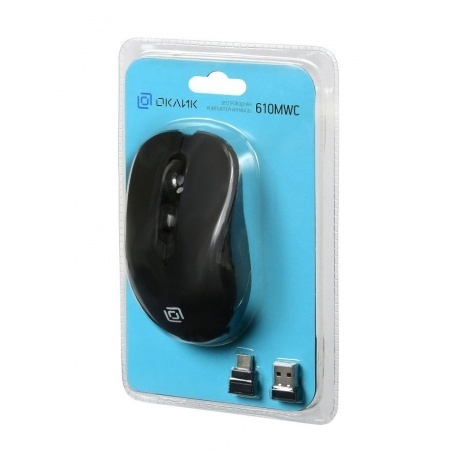 Мышь Oklick 610MWC черный - фото 6