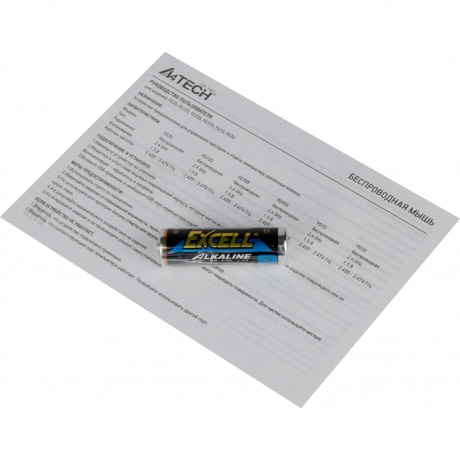 Мышь A4Tech Fstyler FG30S серый silent беспроводная USB (6but) - фото 6