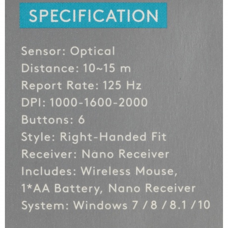 Мышь A4Tech Fstyler FG30S серый silent беспроводная USB (6but) - фото 10