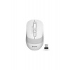 Мышь A4Tech Fstyler FG10S белый/серый silent беспроводная USB (4...