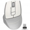 Мышь A4Tech Fstyler FG30S белый/серый silent беспроводная USB (6...